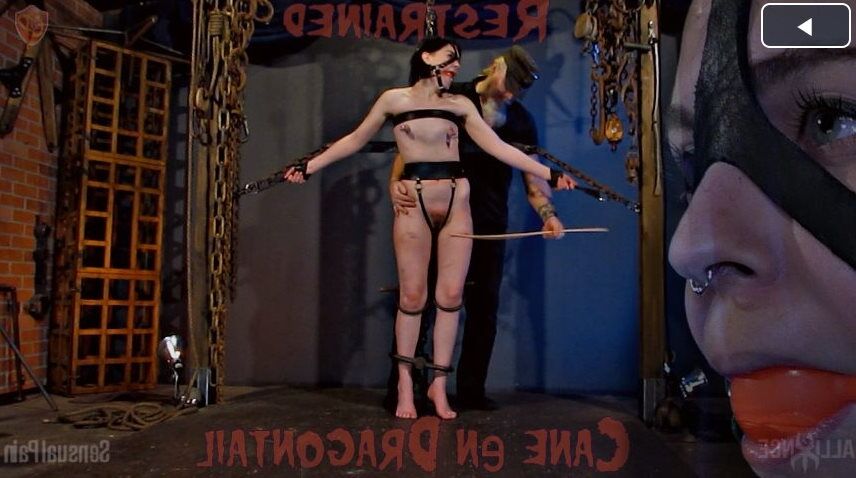 [SensualPain.com] Abigail Annalee (Restrained Cane en Dragontail / 01.03.2020) [2020 g., BDSM, Painful, Torment, Impact Training, DEBRISx type Training, Cane, Dragonstail Whip, Screaming, Crying, Begging, Ball Gag, Sadistic , Masochist, Writhing, Can