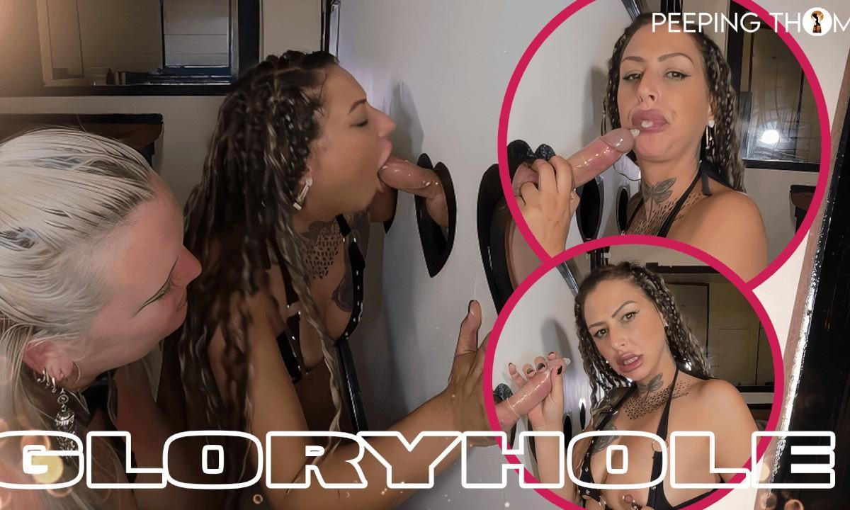 [18.19 GB] [Peeping Thom / SexLikeReal.com] Ebony Louise, Madam Peg - Ebony and Peggy Public Glory Hole Part 1 (54978) [2025-04-11, BBW / fat, Blonde, Blow job, Brunette, High heels, Pigtail / ponytail, Gloryhole, Hand job, Huge tits, Condom, MILF, Pierced nipple, Tattoo, SideBySide, 3840p, SiteRip] [Oculus Rift / Vive]