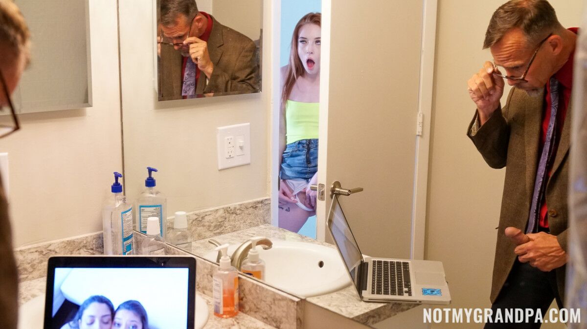 [NotmyGrandpa.com / Teamskeet.com] Madi Collins � Stepgrandpa Discovers The Internet (09/06/21) [2021, Blowjob, Cowgirl, Cum in Mouth, Doggystyle, Facial, Hardcore, Missionary, Natural Tits, Reverse Cowgirl, Shaved Pussy , Small Tits, Teen, Tiny, Toned, Tube Top, Wild, 360p] � Porn torrents download