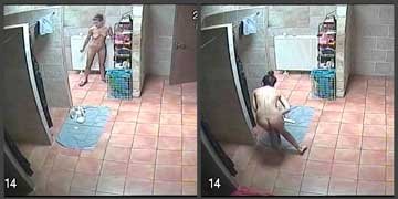 Скрытая Камера в Душевой Сауны 3 видео