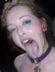 Aloralux - Debut bukkake facials for sexy redhead