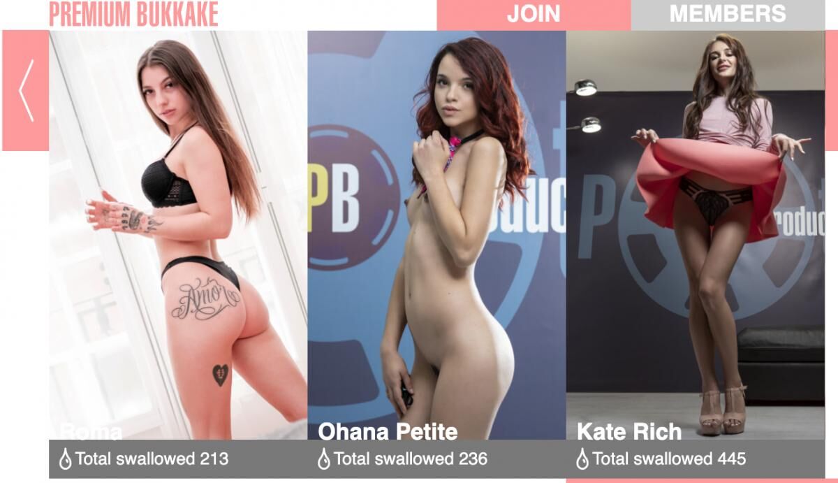 [PremiumBukkake.com] (Pak 64 Roller) Interview + BTS [2018-2021, Bukkake, Blowjob, Facial, Swallow, Swallow Hardcore, 1080p, HDRip]