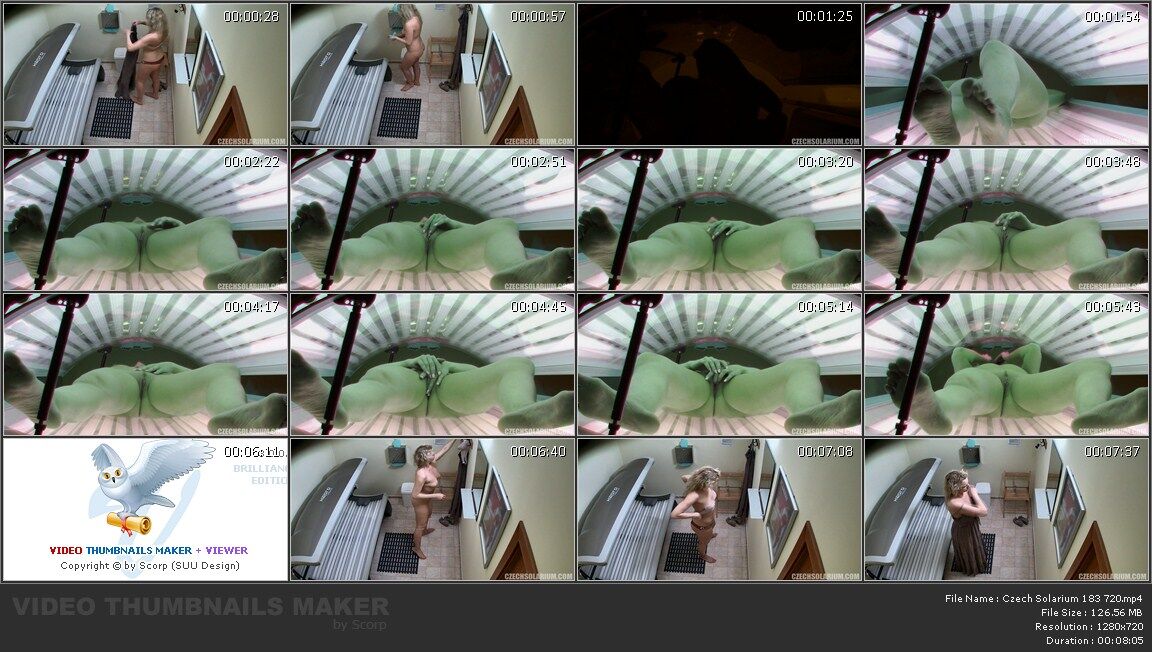 [Czechsolarium.com / czechav.com] Czech Solarium 183 [2016, Voyeur, Hidden Cam, HDRip, 720p]