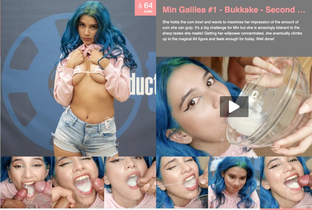 [PremiumBukKake.com] Min Galilea # 1 Bukkake + BTS + Interview [2021, Bukkake, Gokkun, Blowjobs, Cumshots, Swallow, Facials, 1080p, HDRip]
