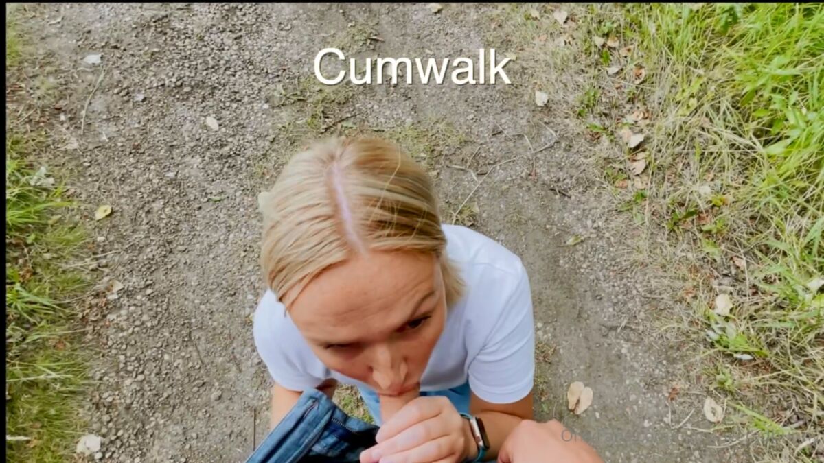 [Onlyfans.com] cumcoveredbunny - Sunny Cumwalk [2022, Cumwalk, Blowjob, Facial, 1080p, Siterip]