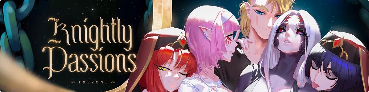 Knightly Passions [InProgress, 0.16] (FEYADA) [uncen] [ADV, Animation, Anal Play, Big Tits, Group, Harem, Lesbians, Masturbation, BDSM, Monster Girl, Nuns, Witch, Ren'Py] [rus+eng]