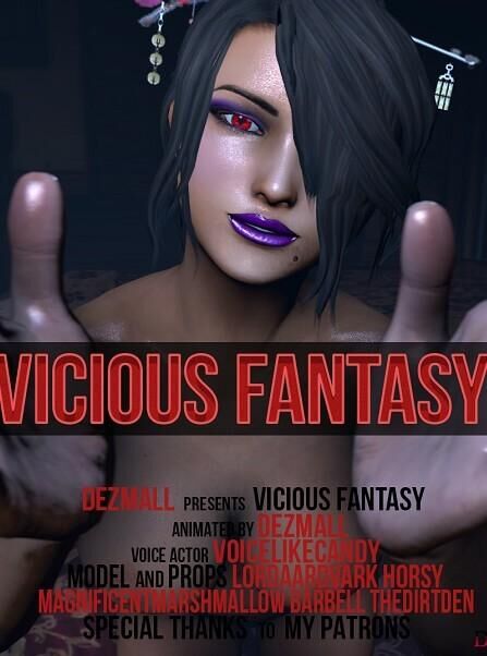 Vicious Fantasy ~Lulu~ / Vicious Fantasy ~ Lulu ~ (DeZmall) [2019, Big tits, Oral sex, SFM, Creampie, POV, WEB-DL] [rus, eng]
