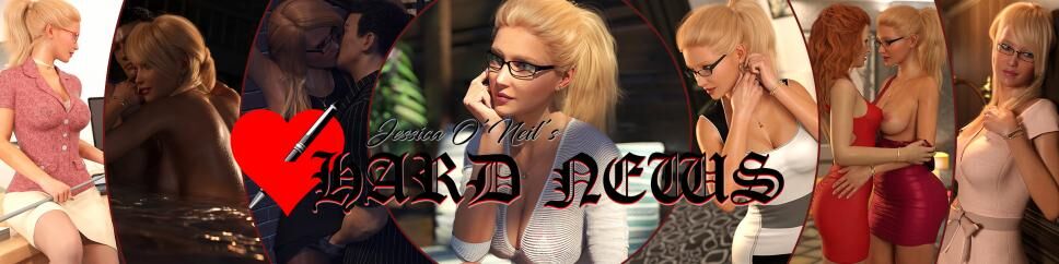 Jessica O'Neil's Hard News / Jessica O'Neil's Hot News [InProgress, v.0.55 Rus / v.0.60 Eng] (StoperArt) [uncen] [2018, ADV, 3DCG, Female protagonist, Lesbian, Voyeurism, Masturbation, Hotwifing, Old/Young (all kinks are optional), Vaginal sex, Oral