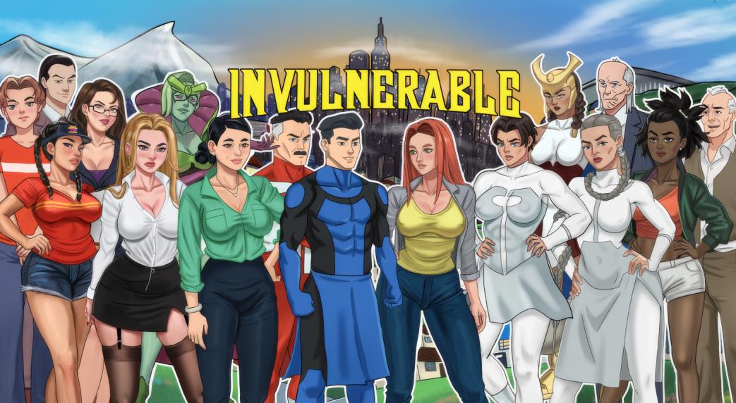 Invulnerable [InProgress, 0.5a Eng / 0.4a Rus] (SwagFire Games) [uncen] [2024, RPG, Sandbox, Animation, ADV, Anal, Big ass, Big tits, Corruption, Male Protagonist, Domination, Incest, Creampie, Exhibitionism, Mind Control, Milf, Spanking, Parody, Ren Py] 