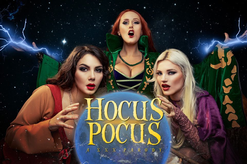 [VRCosplayX.com] Angel Wicky, Valentina Nappi, Zazie Skymm - Hocus Pocus A XXX Parody [2019-10-31, 2D, Big Tits, Blonde, Blowjob, Brunette, Cowgirl, Doggy Style, FFFM, Lesbian, Missionary, Movie, Orgy, Redhead, Reverse Cowgirl, Reverse Gangbang, Teen, Thr