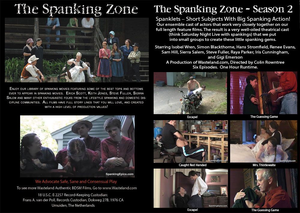 The Spanking Zone (Season 2) / Season Zone (Colin Rowntree, Spankingepics.com / Wasteland.com) [BDSM, Cosplay, Domination, Fantasy, Fetish, Panties & Thongs, Softcore, Spanking, SiteRip]