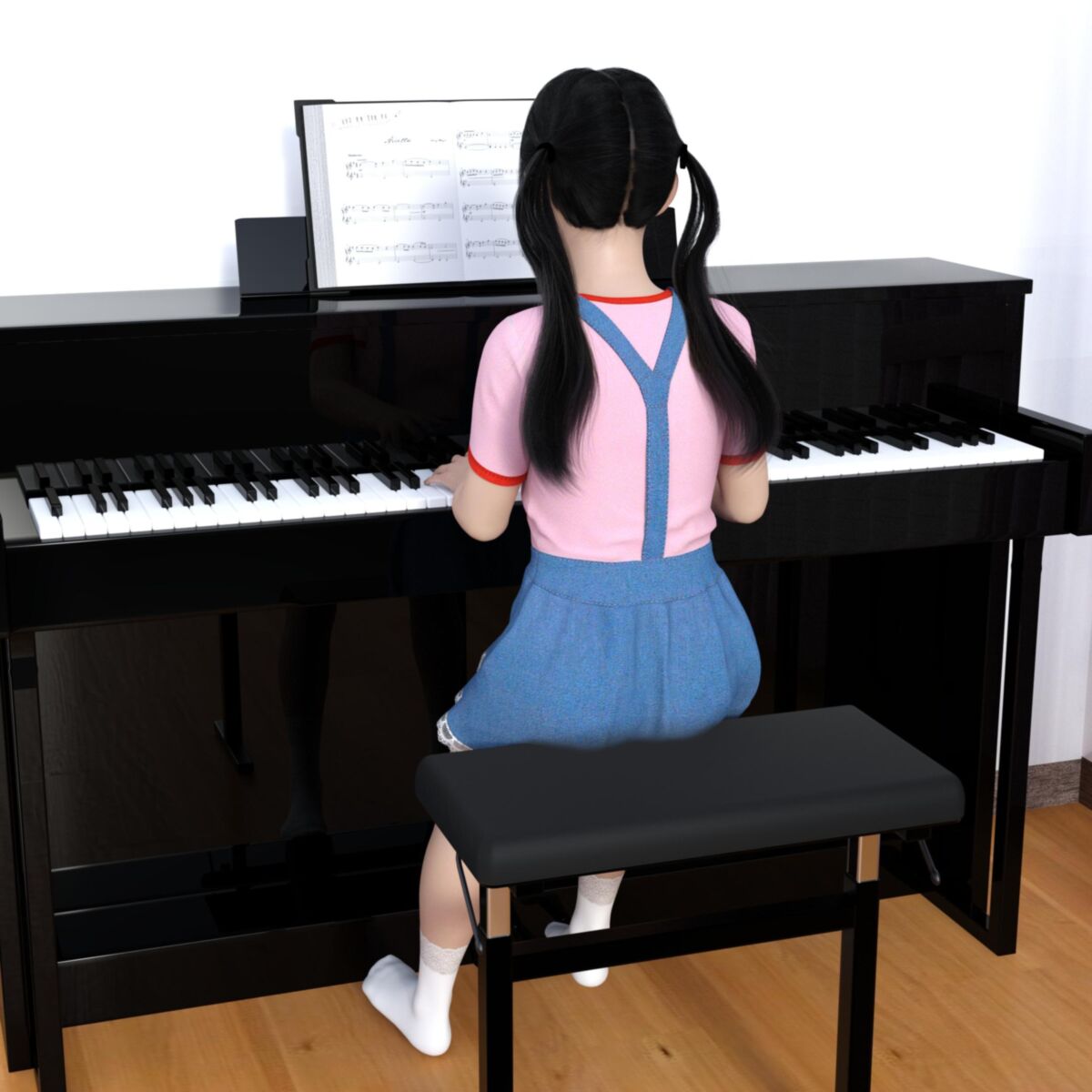 [Art] Pure and Innocent Child.Bud / Kozachka is still very young and innocent.Clean Bud (M-Design) [Cen] [Students, School Uniform, Small Tits / DFS, Consensual] [jpg, mp4]