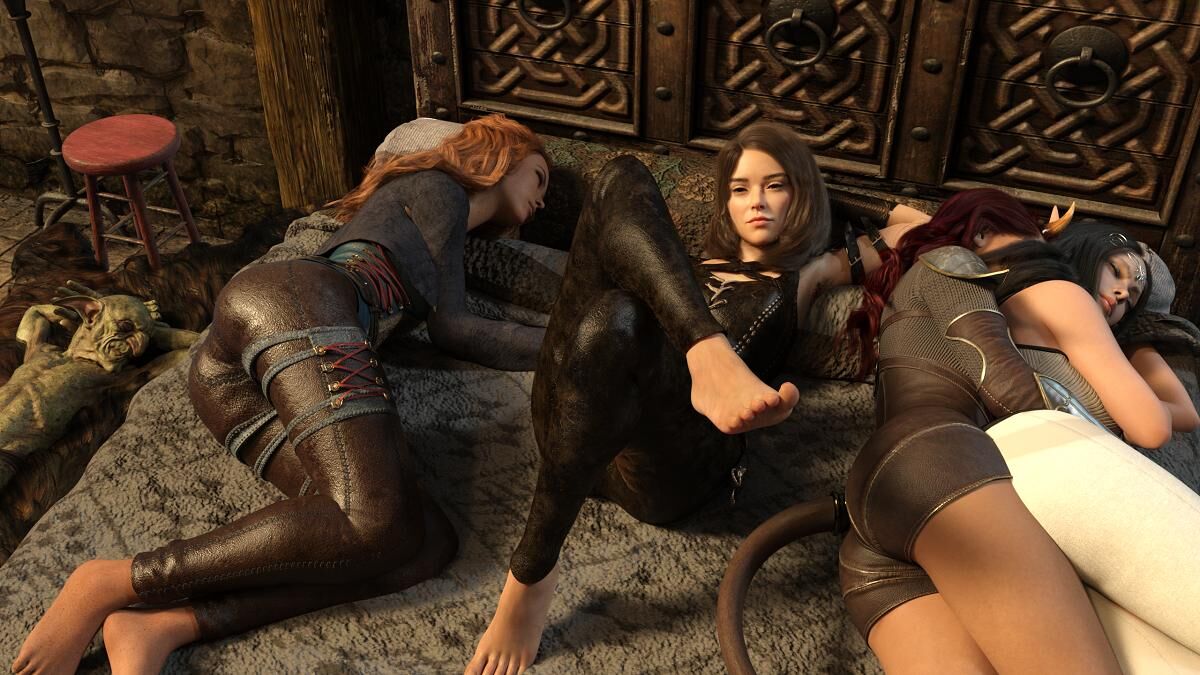 The Goblin's Brides [InProgress, 1.0] (TrustyOldPatches) [uncen] [2021, ADV, Female Protagonist, Lesbian, Masturbation, Anal, MILF, Oral, Blowjob, Deepthroat, Rimming, Tattoed, Titfuck, Vaginal, Exhibitionism, Group sex, Threesome ][Windows][Eng]