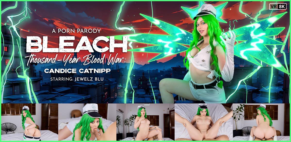 [VRConk.com] Jewelz Blu - Bleach: Candice Catnipp (A Porn Parody) [21.02.2025, American, Anime, Babe, Big Ass, Big Tits, Blowjob, Close Up, Cosplay, Cowgirl, Creampie, Curvy, Deepthroat, Doggy Style, Masturbation, Parody, Reverse Cowgirl, Shaved, Virtual 