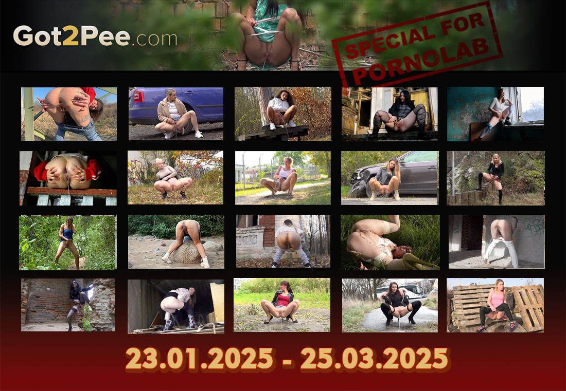 [Got2Pee.com] (42) [ SiteRip updates of 23.01.2025 - 25.03.2025] [Peeing, Outdoor, 1080p, SiteRip]
