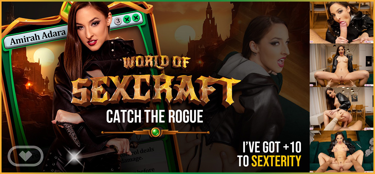 [VirtualRealPorn.com] Amirah Adara - World of Sexcraft: Catch the Rogue [07.03.2025, Blowjob, Brunette, Cosplay, Cowgirl, Handjob, Missionary, Natural Tits, POV, Reverse Cowgirl, Tattooed, Virtual Reality, SideBySide, 8K, 3840p, SiteRip] [Oculus Rift / Qu