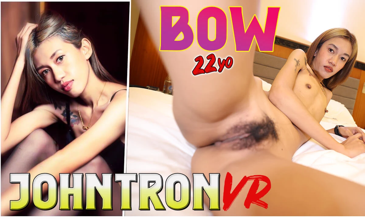 [JohnTron VR / SexLikeReal.com] Bow - Flat Chested Massage Lady Does Her First Porn! [08.12.2024, Asian, Blow Job, Camera Movement, Cowgirl, Creampie, Doggy Style, Hairy, Hardcore, Interracial, Missionary, Pov, Prone Bone, Reverse Cowgirl, Skinny, Small T