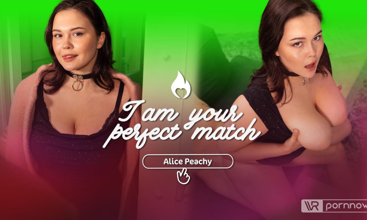 [VR Pornnow / SexLikeReal.com] Alice Peachy, Lando Ryder - Let´s Match and Meet Starring Alice Peachy (Passthrough) (53301) [2025-03-02, Big tits, Blow job, Tits fucking, Brunette, Chubby / curvy, Close ups, Cowgirl, Reverse cowgirl, Cumshots, Hand job, D