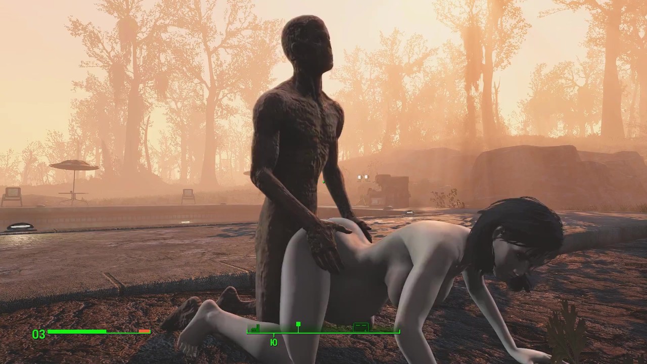 Ghoul got pregnant. Half-zombie gently fuck a woman from behind | fallout 4 sex - бесплатное секс видео
