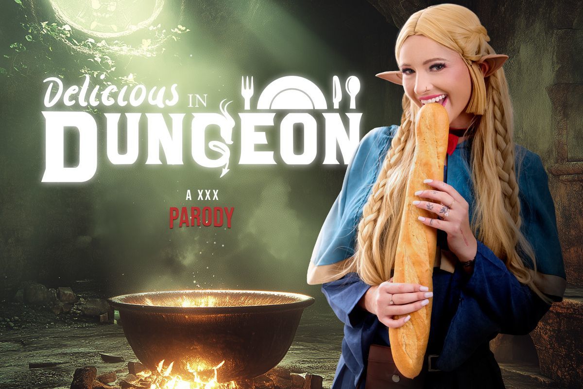 [VRCosplayX.com] Katee V - Delicious in Dungeon A XXX Parody [2025-01-02, Anime, Babe, Big Cocks, Blonde, Blowjob, Cosplay, Costumes, Cowgirl, Cum in Mouth, Cumshots, Doggy Style, Face Pierced, Hardcore, Pierced Navel, Piercings, POV, Reverse Cowgirl, Sma