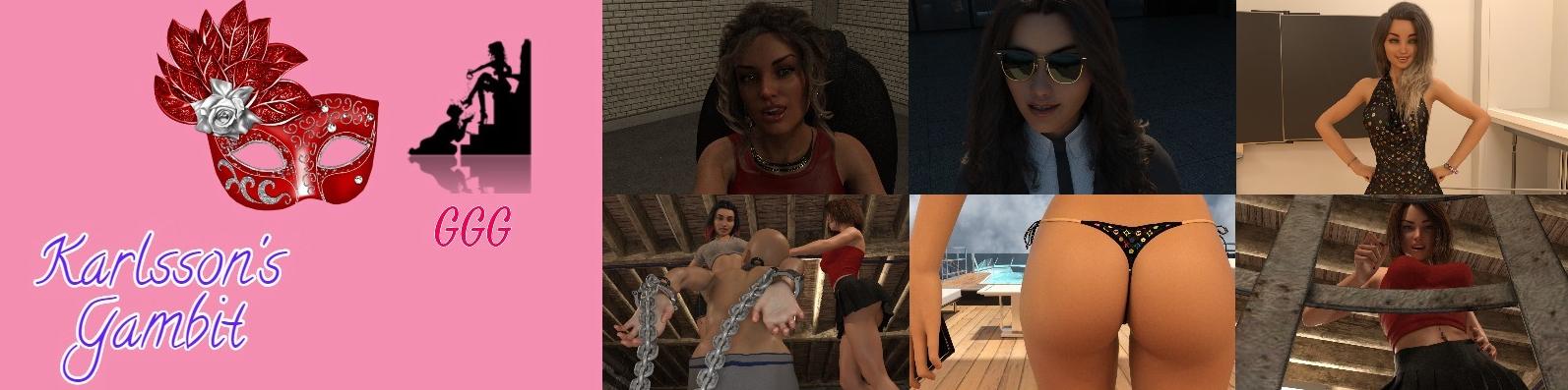 Karlsson s Gambit [InProgress, S.1 v0.7b Final/ S.2 v.0.8.2A Final] (Grym Gudinna Games) [uncen] [2020, ADV, 3DCG, Multiple Protagonists, Male protagonist, Female protagonist, Blowjob, Multiple Endings, Bdsm, Maledom, Oral, Femdom, Chastity, Whipping, Bon