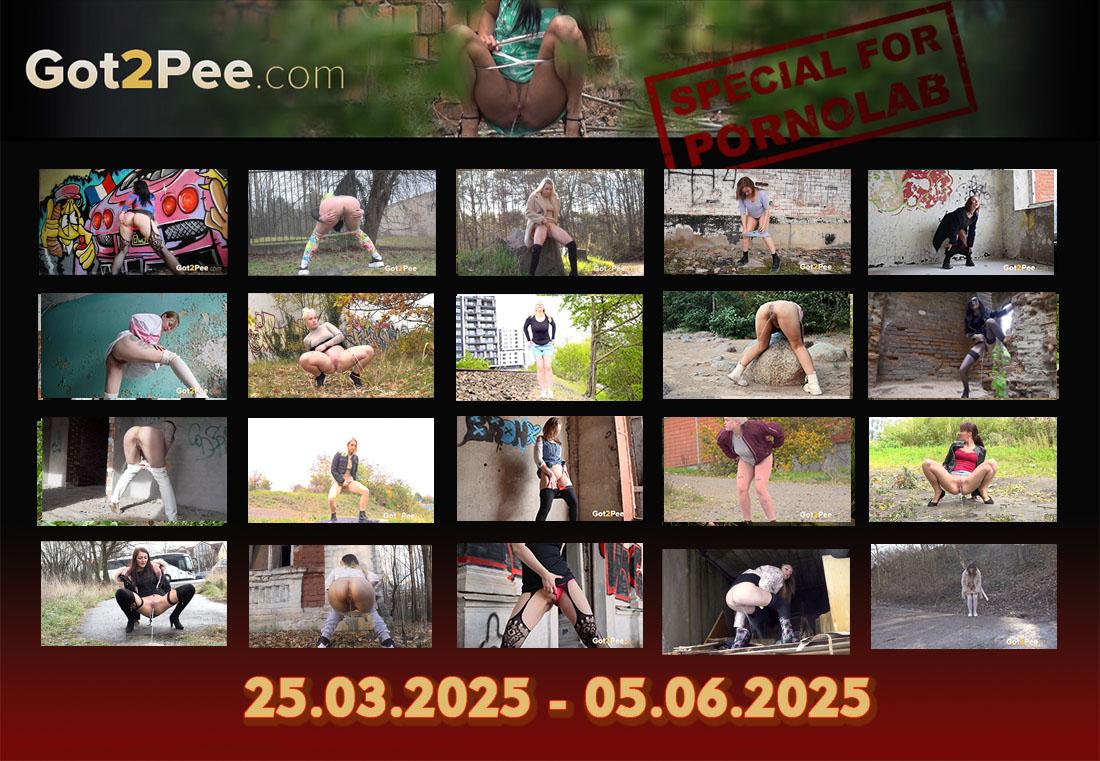 [4.83 GB] [Got2Pee.com] (51) [ SiteRip updates of 25.03.2025 - 05.06.2025] [Peeing, Outdoor, 1080p, SiteRip]