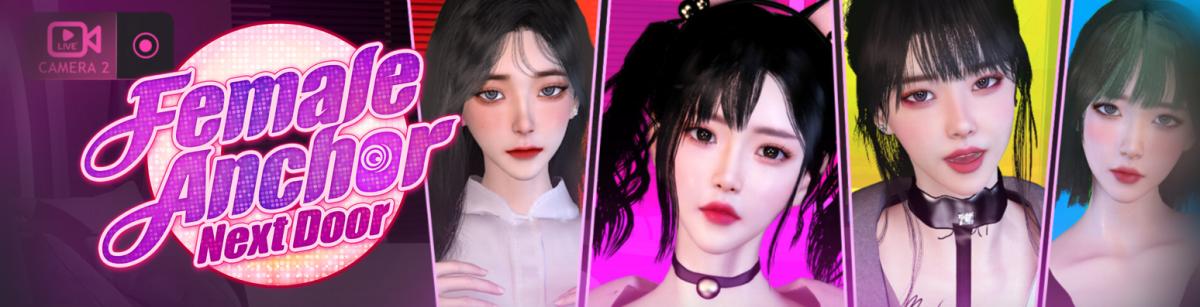 Female Anchor Next Door [1.05] (Playmeow/18cmSam/UVKen) [uncen] [2025, SLG, RPG, 3D, Аnimation, Drama, Vaginal, Group, Oral, Cunnilingus, Anal, BDSM, Public, Toys, Lesbian/Yuri, Idol, Unity] [rus+multi]