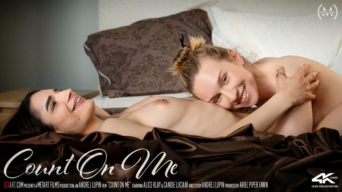 [SexArt.com] Alice Klay & Candie Luciani - Count On Me [2025.06.13, Girl/Girl, Lesbian, Natural Tits, Kissing, Cunnilingus, Masturbation, Fingering, Facesitting, 1080p, SiteRip]