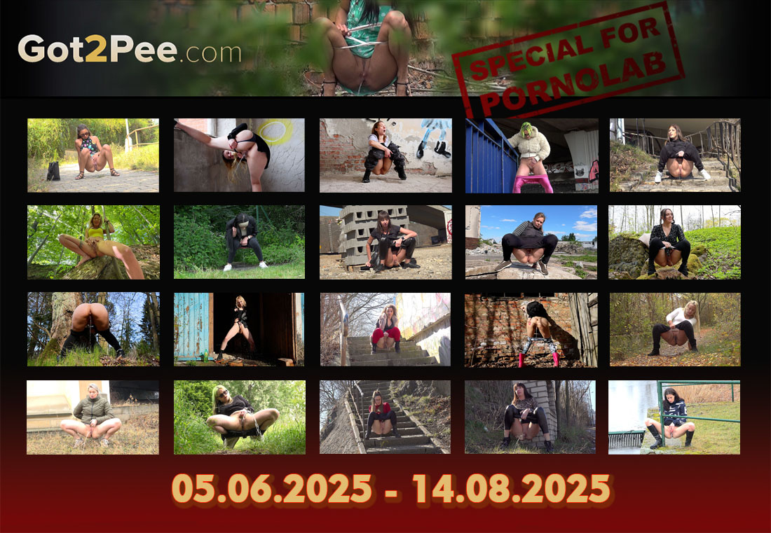 [Got2Pee.com] (50) [ SiteRip updates of 05.06.2025 - 14.08.2025] [Peeing, Outdoor, 1080p, SiteRip]