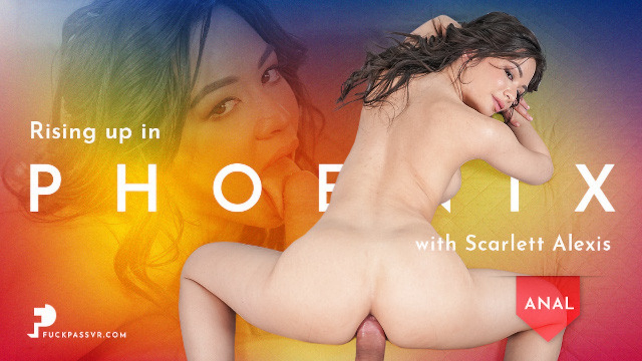 [FuckPassVR] Sexy brunette scarlett alexis gets assfucked and left with an anal creampie in virtual reality