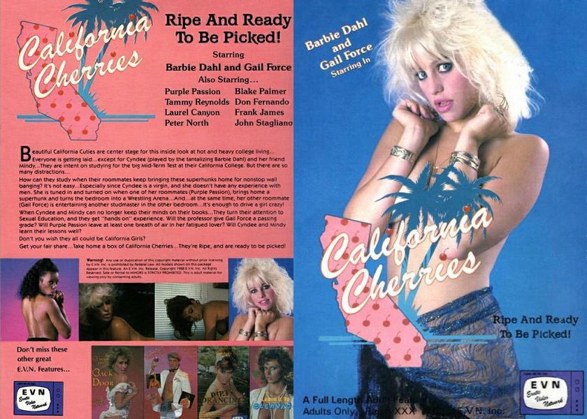 [1.23 GB] California Cherries / California Cherry / Калифорнийские вишенки (Erotic Video Network) [1987 г., Classic, Straight, Girl-Girl, VHSRip] (Barbie Doll, Gail Force, Lauryl Canyon, Purple Passion, Tammy Reynolds, Blake Palmer, Don Fernando, Frank James, Peter North)