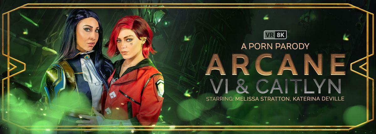 [15.45 GB] [VRConk.com] Melissa Stratton, Katerina Deville - Arcane: Vi & Caitlyn (A Porn Parody) [2025-09-05, American, Babe, Balls Licking, Big Tits, Blowjob, Brunette, Cosplay, Cowgirl, Cum On Tits, Deepthroat, Doggystyle, Facesitting, Fantasy, F/F/M, Hairy, Masturbation, Natural Tits, Parody, Redhead, Reverse Cowgirl, Skinny, Small Tits, Tattoo, Teen, Threesome, TV show, VR, 8K, 4096p] [Oculus Rift / Vive]