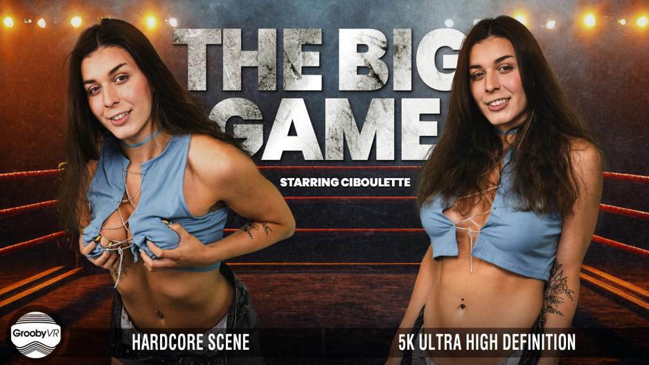 [18.09 GB] [GroobyVR.com] Ciboulette - The Big Game! [2023 г., Shemale, Transsexual, Anal, Bareback, Big Tits, Blowjob, Hardcore, POV, Cumshot, 5K]