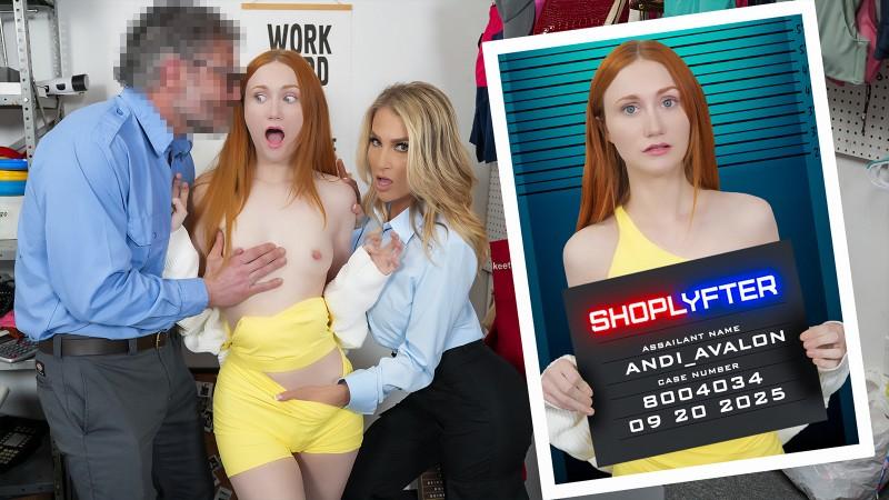 [203.2 MB] [Shoplyfter.com / TeamSkeet.com] Scarlet Skies, Andi Avalon (Case No. 8004034 - Threesome with The Vibrator Thief) [2025 г., Threesome FFM, MILF, Hardcore, All Sex, 360p]
