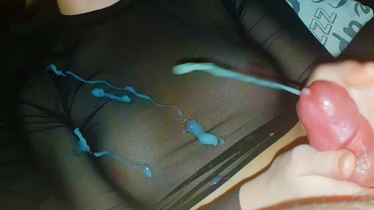 Cock tease and denial in a see-through shirt (part 2)