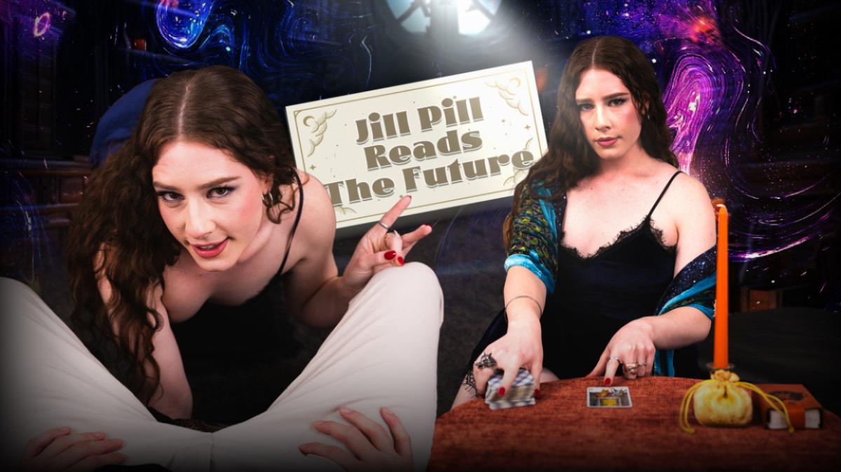 [TransVR.com] Jill Pill Reads The Future! (May 23, 2025) [2025., Shemale, Transsexual, Anal, Bareback, Blowjob, Brunette, Cumshots, POV, Small Tits, VR Sex, VR, Oculus Rift, Vive, 8K, 4096p]