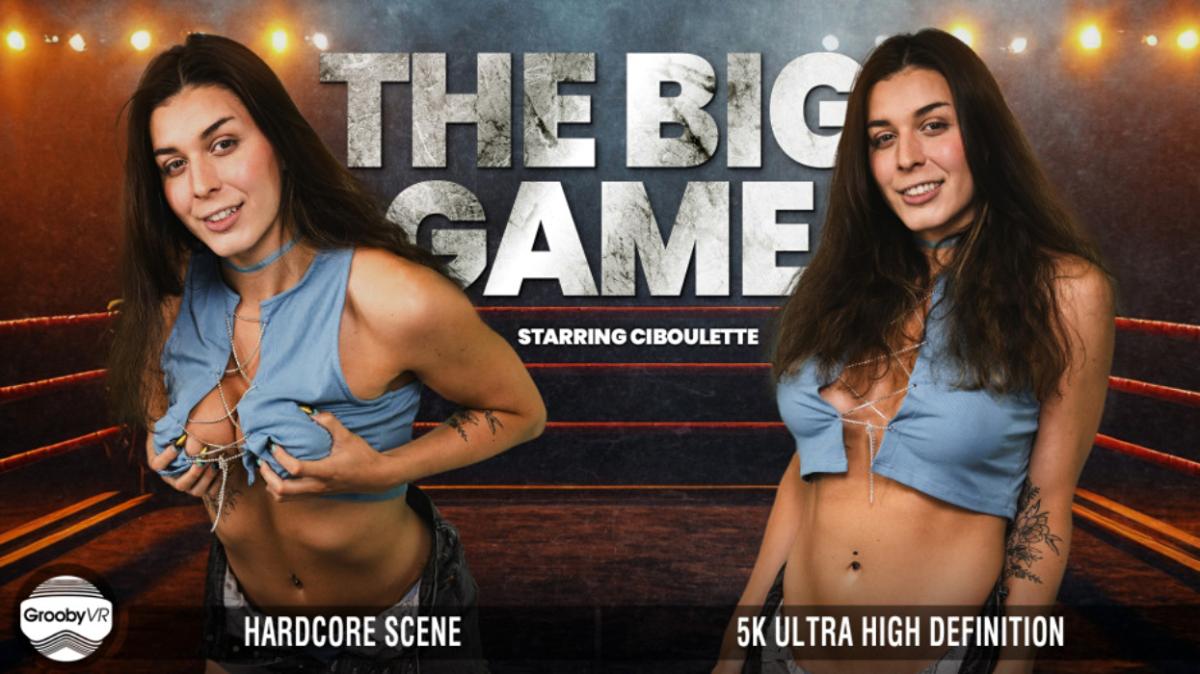 [GroobyVR.com] Ciboulette in The Big Game! (Jul 13, 2023) [2023., Shemale, Transsexual, Anal, Bareback, Big Tits, Blowjob, Hardcore, POV, Cumshot, Virtual Reality, VR, Oculus Rift, Vive, 4K, 2160p]