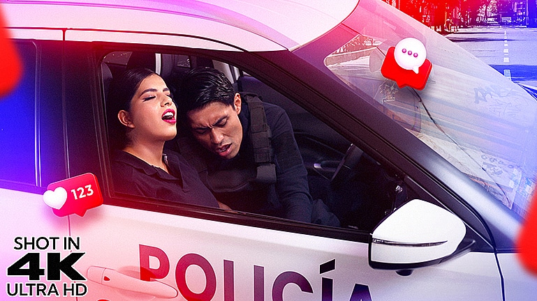 [SexMex.xxx] Layla (Horny Cops) [2025 г., Hardcore, Car, Outdoors, All Sex, 720p]