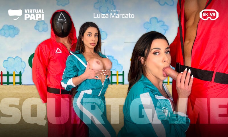 [Virtual Papi / SexLikeReal.com] Luiza Marcato (Squirt Game) [2025 г., Hardcore, Squirt, Big Tits, All Sex, VR, 180°, 8k, 3840p] [Oculus Rift / Vive]