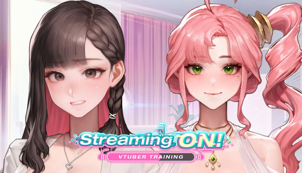 Streaming ON! VTuber Training [v1.0.4] (Momentum Games) [uncen] [2025, SLG, Animation, Live2D, Male protagonist, Oral, Big tits, Big Dick, Vaginal, Training, Unity] [eng, jap, chi, kor]