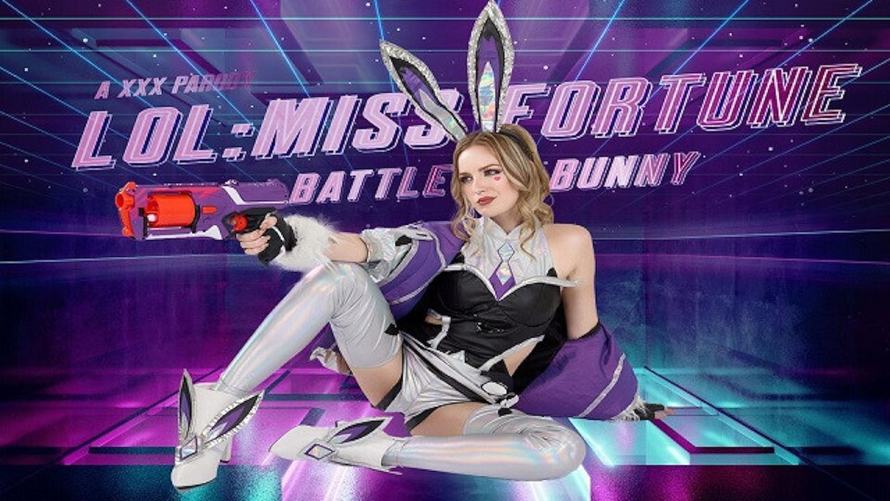 [VR Cosplay X] Bend over miss fortune battle bunny and let her hop on your dick