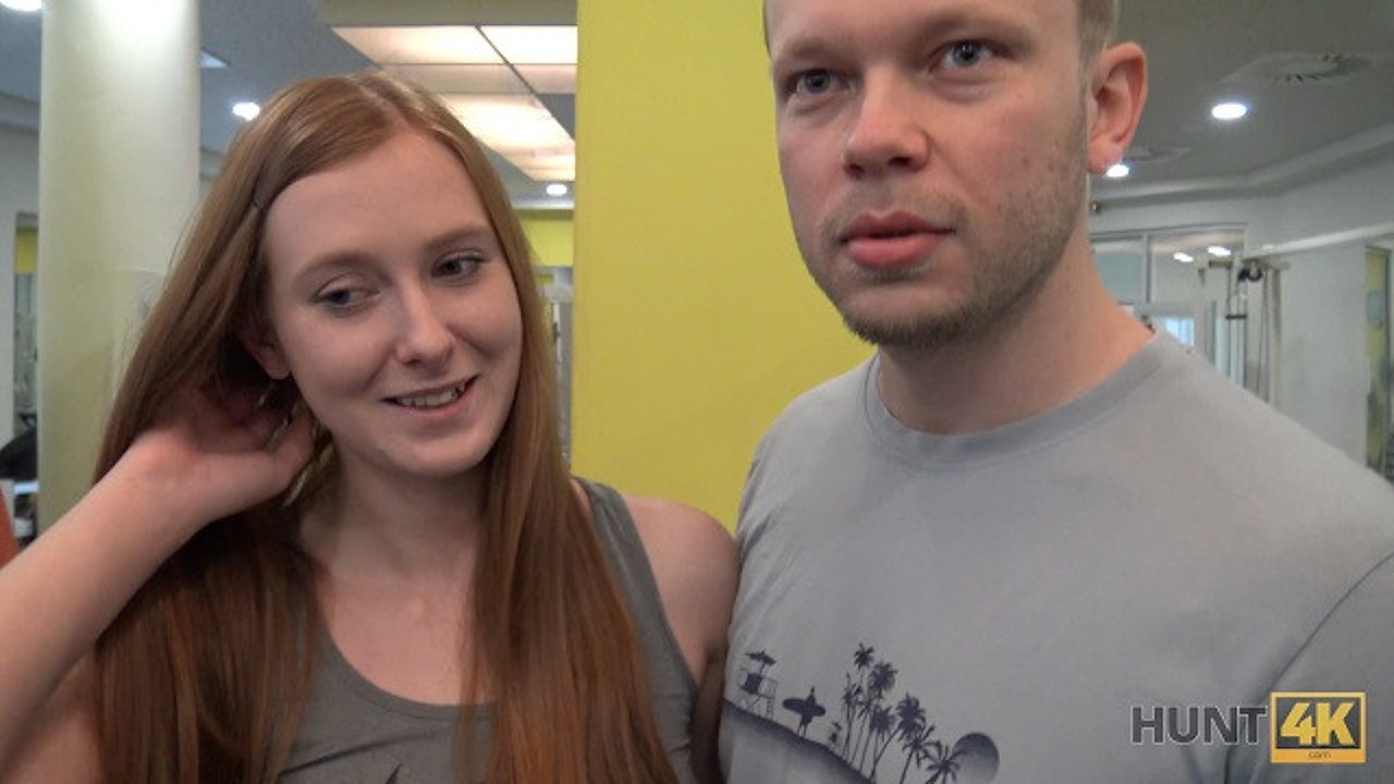 [Hunt 4K] Hunt4k nettes mdchen anstatt zu trainieren hat sex im fitnessstudio mit einem reichen jger
