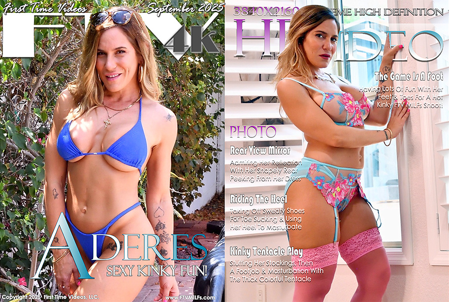 [FTVMilfs.com] Aderes (Sexy Kinky Fun!) [2025 г., MILF, Squirt, Lactation, Foot Fetish, Solo, Orgasm, Masturbation, Vibrator, Toy, 1080p]