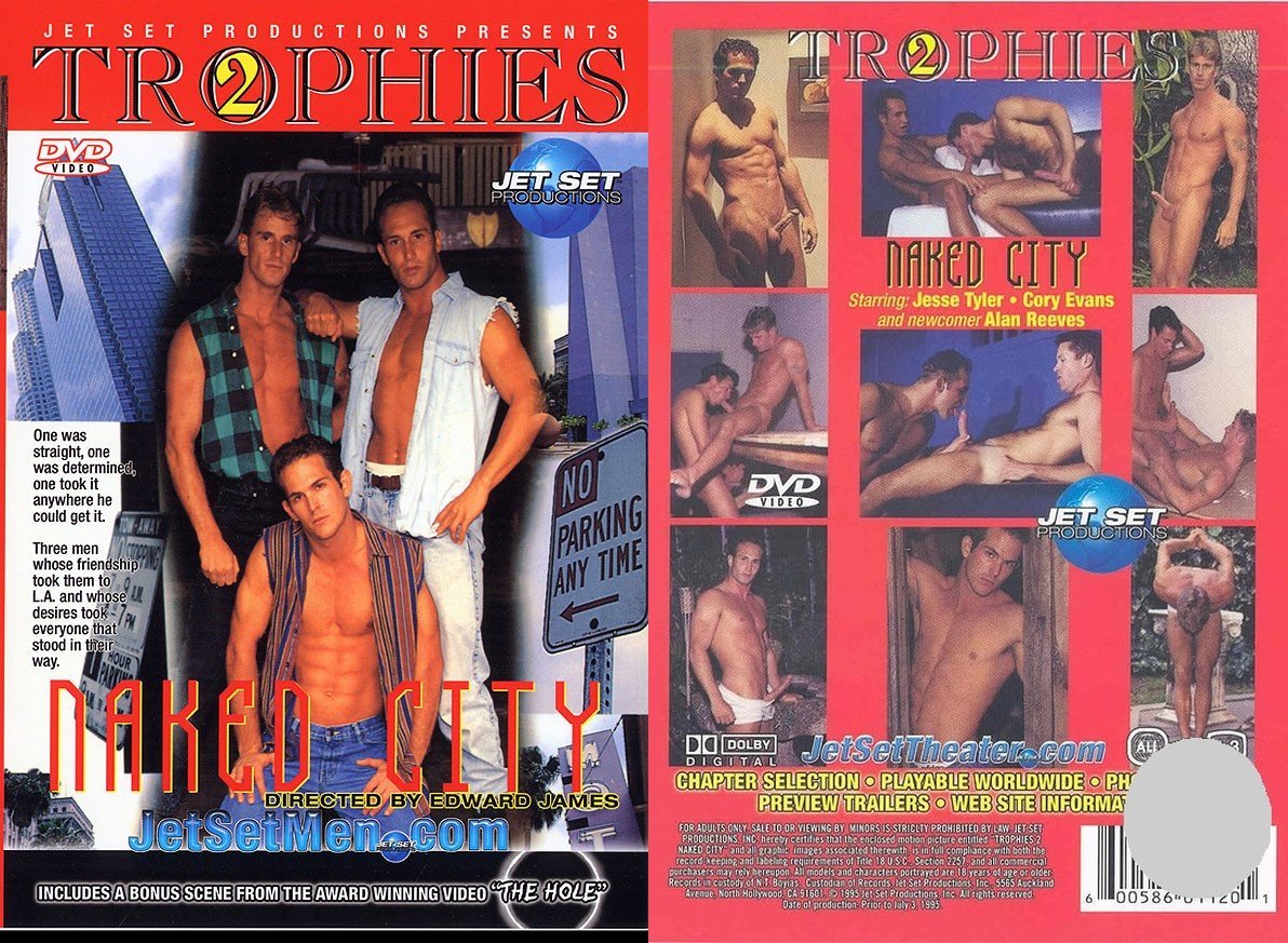 Trophies 2 - Naked City / Трофеи 2 - Город голых (Edward James, Jet Set) [1995 г., Muscle, Oral, Anal, Big Dick, Rimming, Threesome, Masturbation, Cumshots, DVD9]