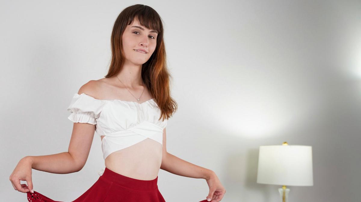 [GroobyGirls.com] Saska Sage Cums For You! (05 Nov, 2021) [2021 г., Shemale, Transsexual, Solo, Posing, Small Tits, Masturbation, 720p]