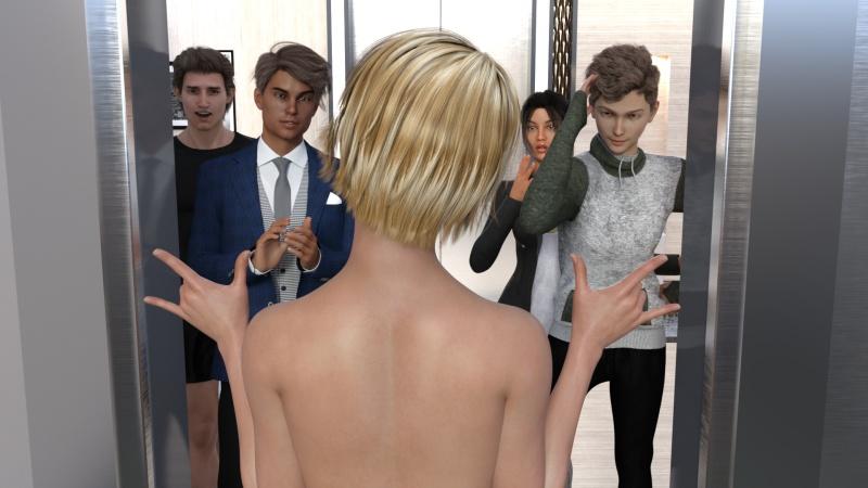 Бет - Эксгибиционистка / Beth the Exhibitionist [Final] (ENF Stuff) [uncen] [2021, ADV, 3DCG, Female Protagonist, Male Protagonist, Blowjob/Oral, Vaginal, Voiced, Voyeurism, Exhibitionism, Ren Py] [rus]