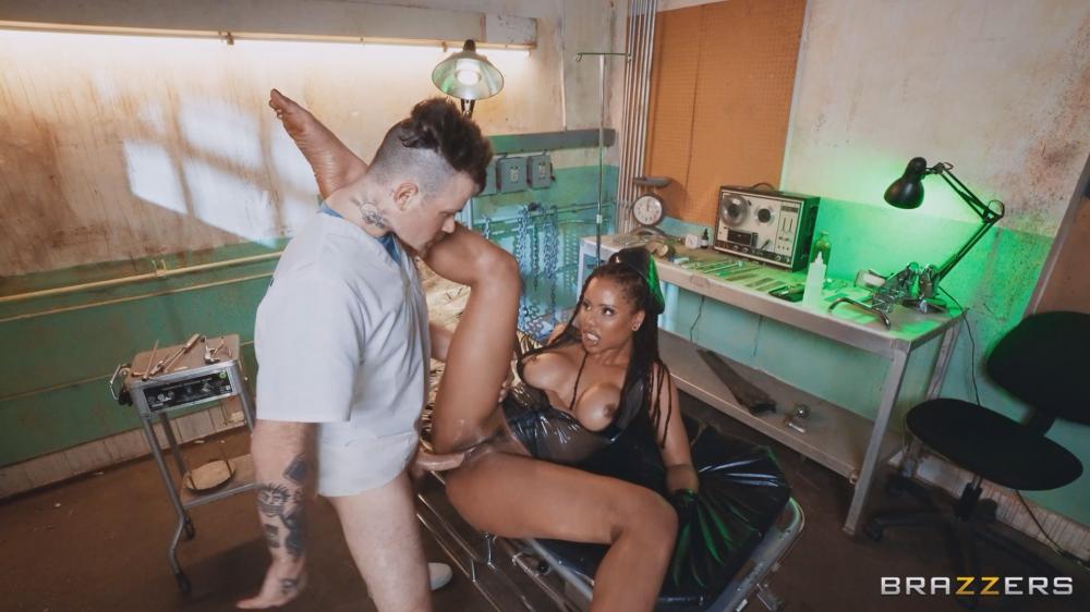 [BrazzersExxtra.com / Brazzers.com] Kira Noir, Logan Xander - Nurse Noir [2025-10-11, Latex, Ebony, Facial, GAG, Footjob, Big Cock, Spanking, Tattoos, Interracial, 2160p, SiteRip]