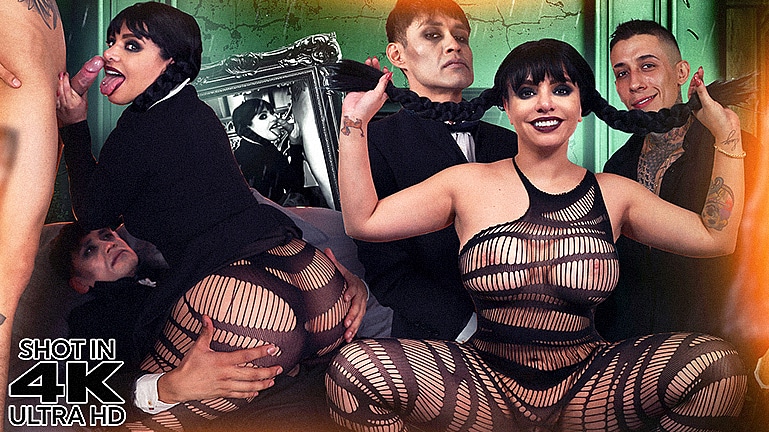 [SexMex.xxx] Malena (Legs And Feet Fetish) [2025 г., Threesome FMM, Hardcore, Big Ass, All Sex, 480p]