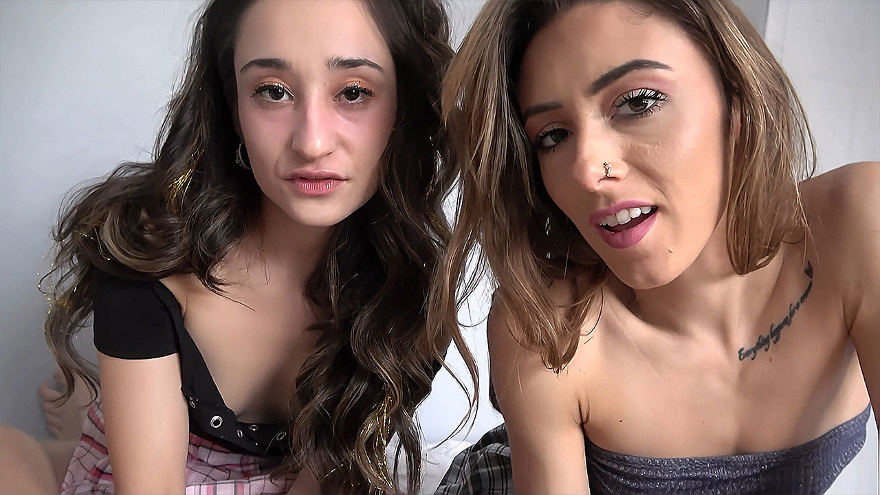[FamilyTherapyXXX.com] Dani Blu, Isabella Nice - Edging Practice [2023-03-06, Brunette, Big Cock, Blowjob, Handjob, Masturbation, Natural Tits, POV, Tattoos, Teen, Threesome (FFM), 2160p, SiteRip]