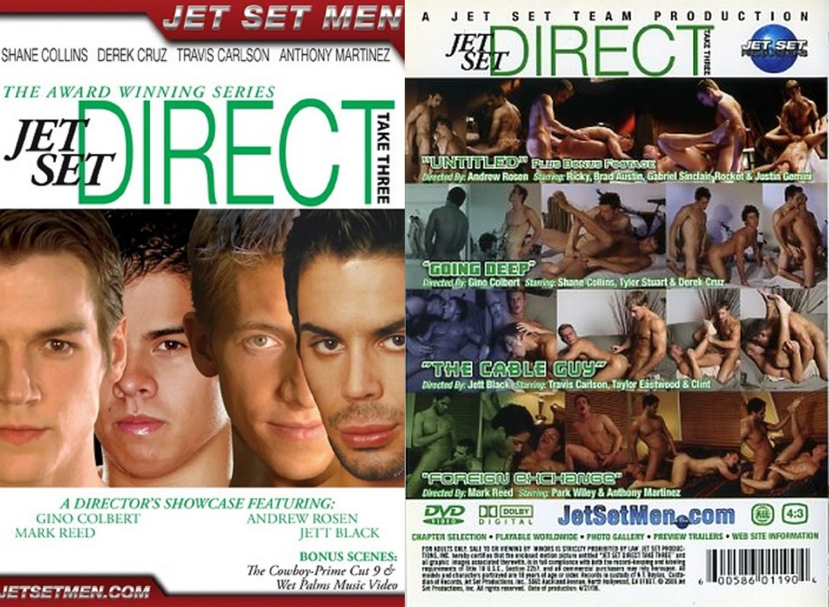 Jet Set Direct - Take Three / Прямиком от Jet Set, Сборник 3 (Andrew Rosen, Gino Colbert, Jett Blakk, Mark Reed, Jet Set Men) [2006 г., Muscle, Oral, Anal, Rimming, Masturbation, Cumshots, DVDRip]